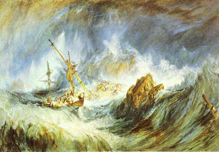 J.M.W. Turner Storm (Shipwreck) oil painting image